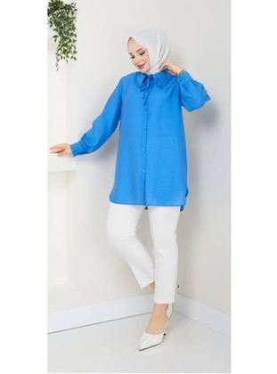 Blue - Tunic - Nergis Neva