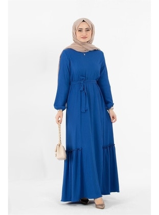 Saxe Blue - Modest Dress - Sevitli