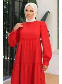 Red - Modest Dress