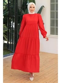 Red - Modest Dress