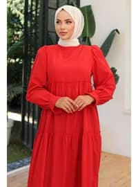 Red - Modest Dress