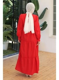 Red - Modest Dress