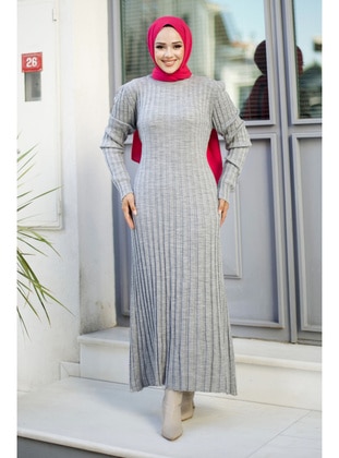 Grey - 500gr - Modest Dress - Tesettür Dünyası