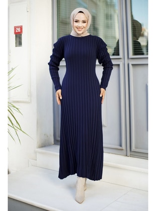 Navy Blue - 500gr - Modest Dress - Tesettür Dünyası