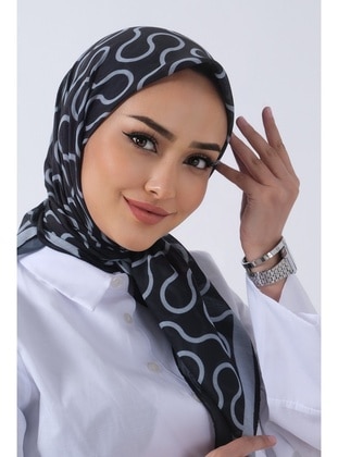 Patterned - Scarf - Harem Scarf