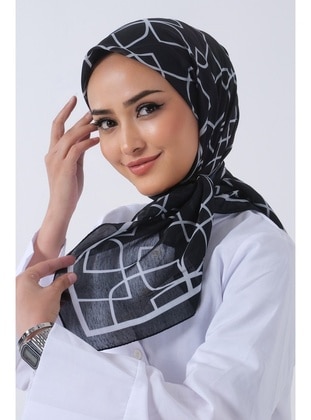 Patterned - Scarf - Harem Scarf