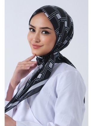 Patterned - Scarf - Harem Scarf