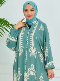 Mint Green - Modest Dress