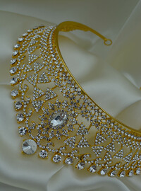 Braut-Tiara Weiß