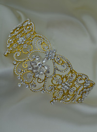 Braut-Tiara Weiß