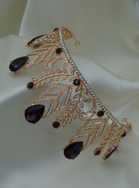 Couronne de Mariage Violet
