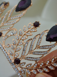 Couronne de Mariage Violet