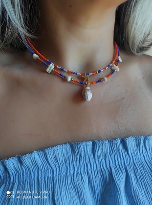 Multi Color - Necklace - Amabel Jewelerys