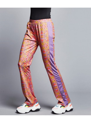 Patterned - Tracksuit Bottom - FD SPORTS