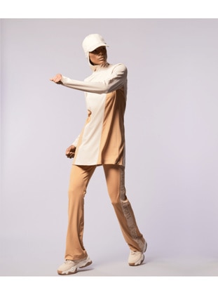 Beige - Tracksuit Top - FD SPORTS