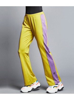 Yellow - Tracksuit Bottom - FD SPORTS