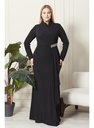 Black - Modest Evening Dress - Ferace