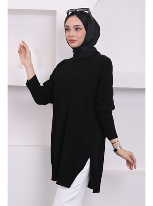 Black - Knit Tunics - İmaj Butik