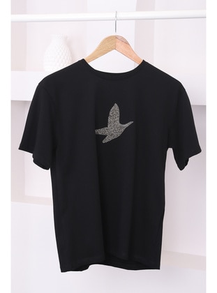 Black - T-Shirt - İmaj Butik