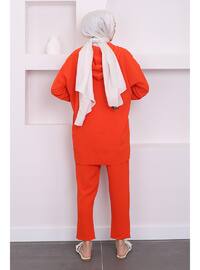 Orange - Unlined - Suit