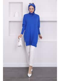 Saxe Blue - Knit Tunics