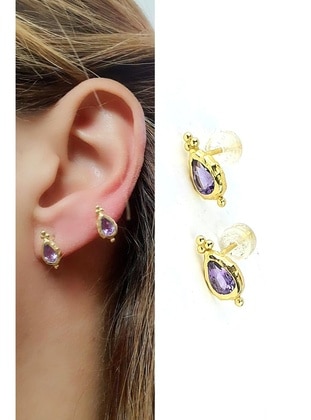 Golden color - Earring - ose shop