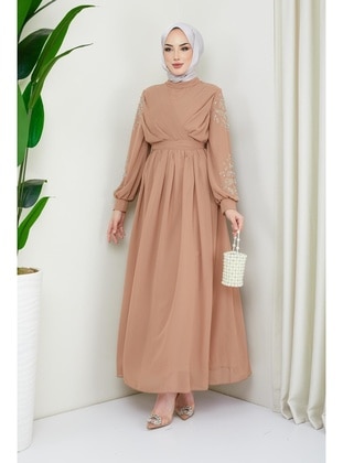 Mink - Modest Evening Dress - Hakimoda