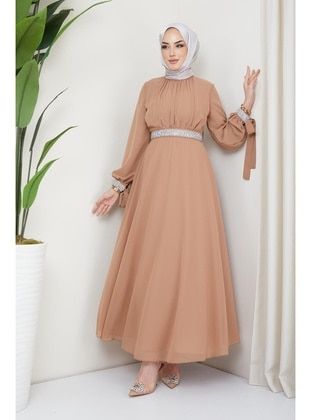 Mink - Modest Evening Dress - Hakimoda