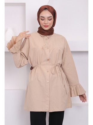 Beige - Tunic - İmaj Butik