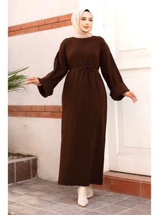 Brown - 600gr - Modest Dress - Tesettür Dünyası