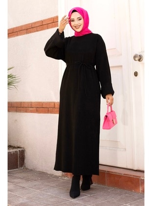 Black - 600gr - Modest Dress - Tesettür Dünyası