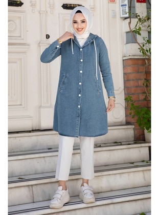 Blue - Tunic - Tesettür Dünyası