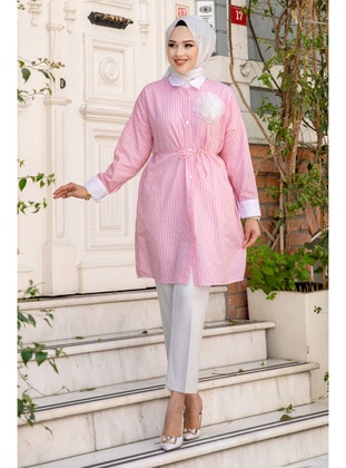 Pink - Tunic - Tesettür Dünyası