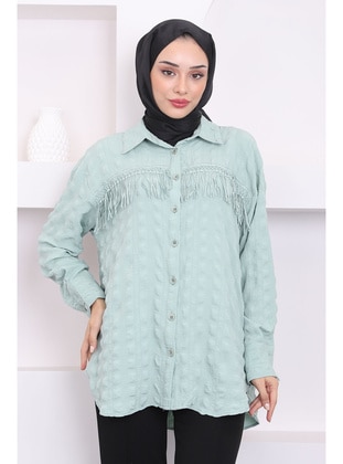 Mint Green - Blouses - İmaj Butik