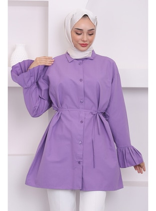 Purple - Blouses - İmaj Butik