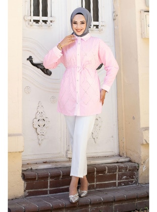 Pink - Tunic - Tesettür Dünyası