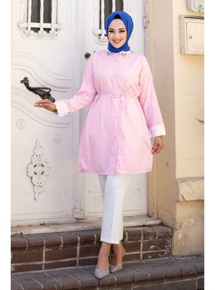 Pink - Tunic - Tesettür Dünyası