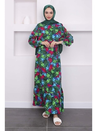 Emerald - Unlined - Modest Dress - İmaj Butik