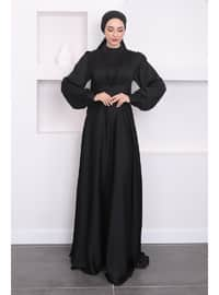 Black - Modest Evening Dress