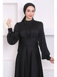 Black - Modest Evening Dress