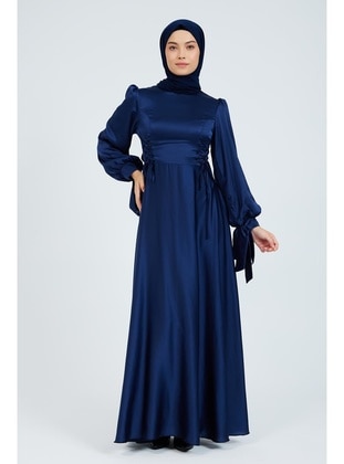 Navy Blue - Evening Dresses - Olcay