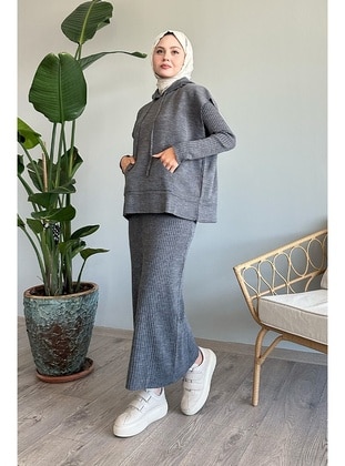 Grey - Knit Suits - InStyle