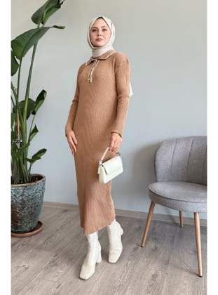 Camel - Knit Dresses - InStyle