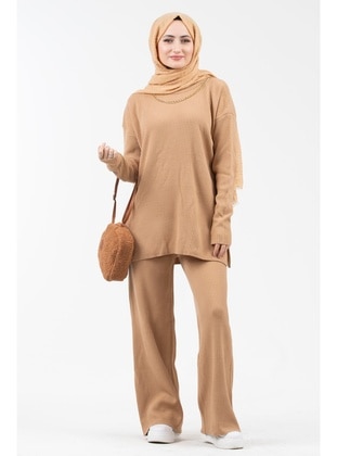 Camel - Knit Suits - Sevitli