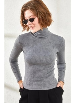 Anthracite - Polo neck - Tank - Maymara