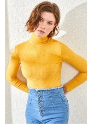 Mustard - Polo neck - Tank - Maymara