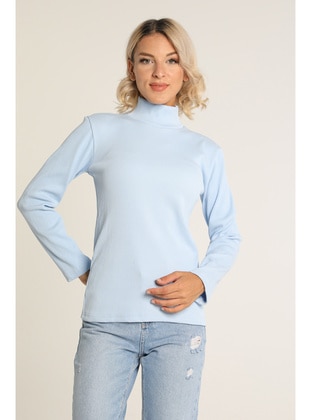 Blue - Polo neck - Tank - Maymara