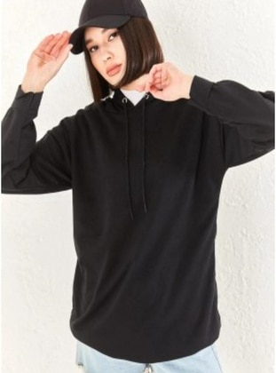 Black - Sweat-shirt - Maymara