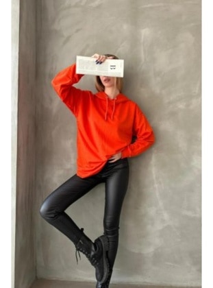 Orange - Sweat-shirt - Maymara