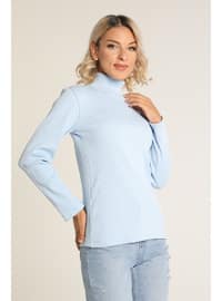 Blue - Polo neck - Tank